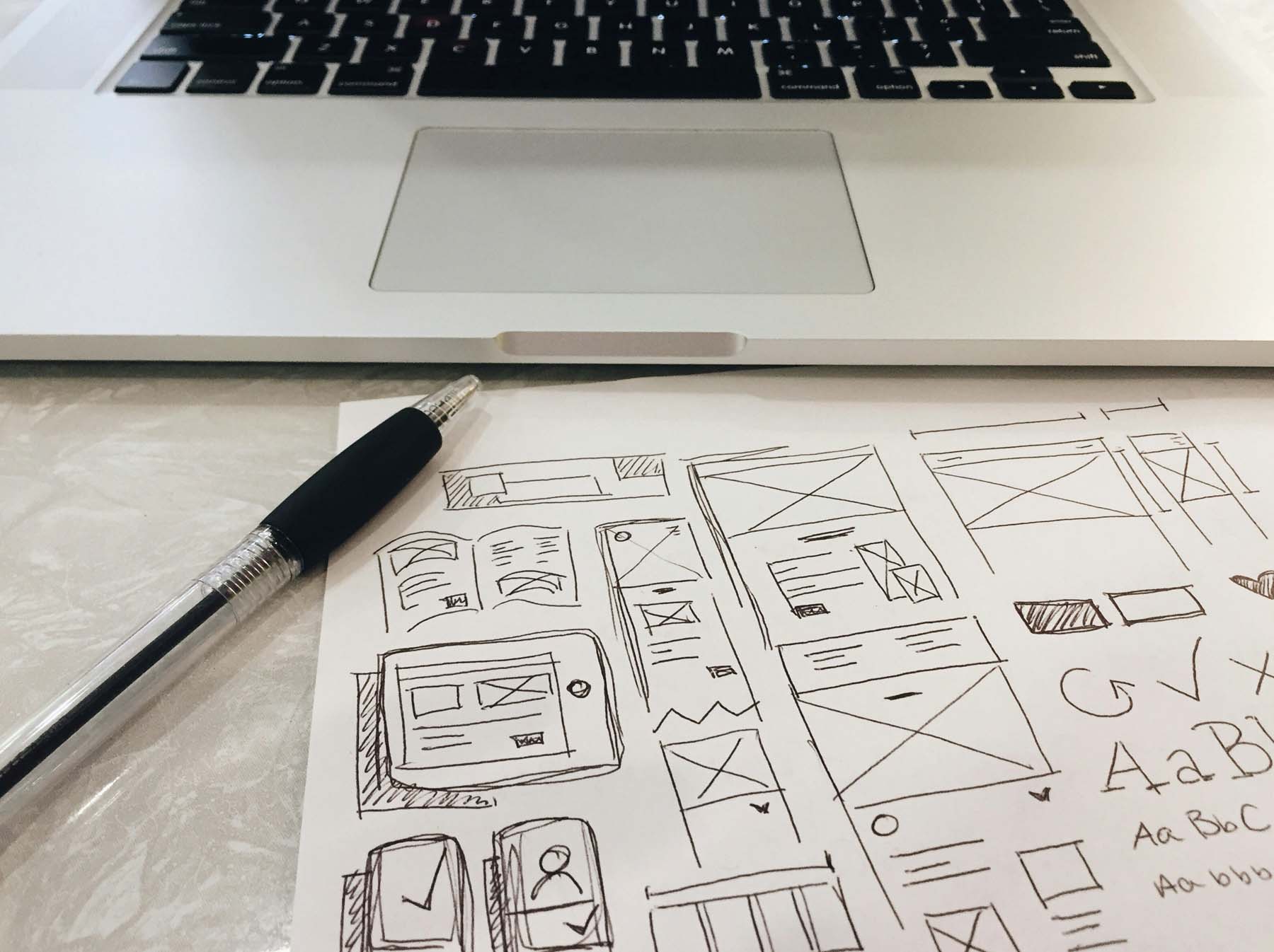 A premium business website displayed across desktop and mobile screens